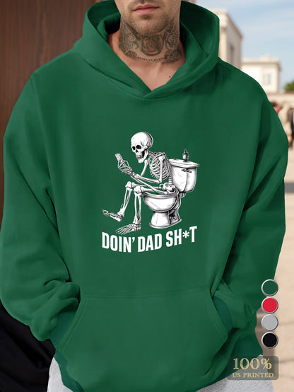 DOIN DAD SH T Men's hooded sweatshirt