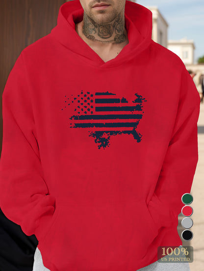 Flag Men's hooded sweatshirt