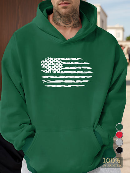 American Flag Men's hooded sweatshirt