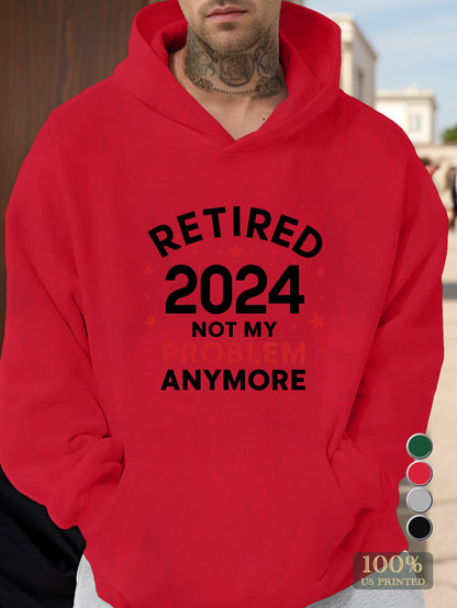 RETIRED 2024 Men's hooded sweatshirt