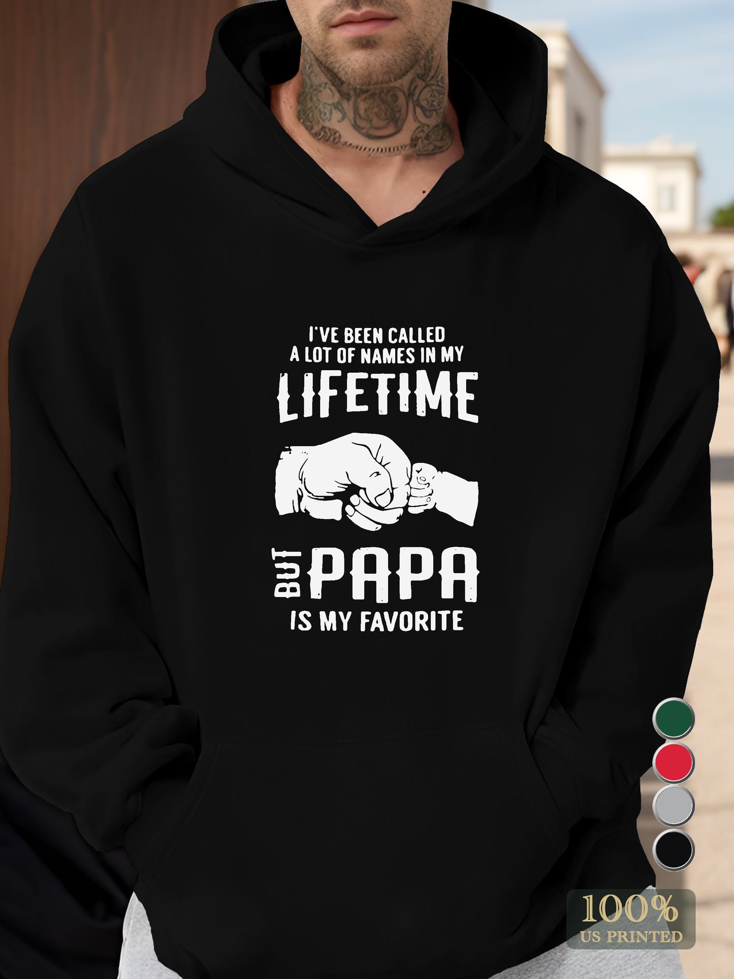 PAPA Men's hooded sweatshirt