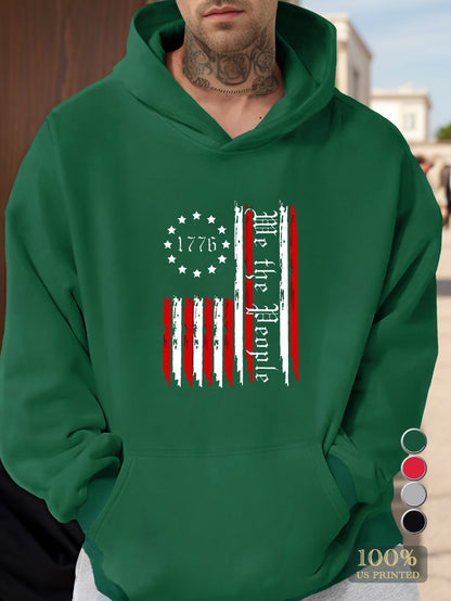 Flag Men's hooded sweatshirt