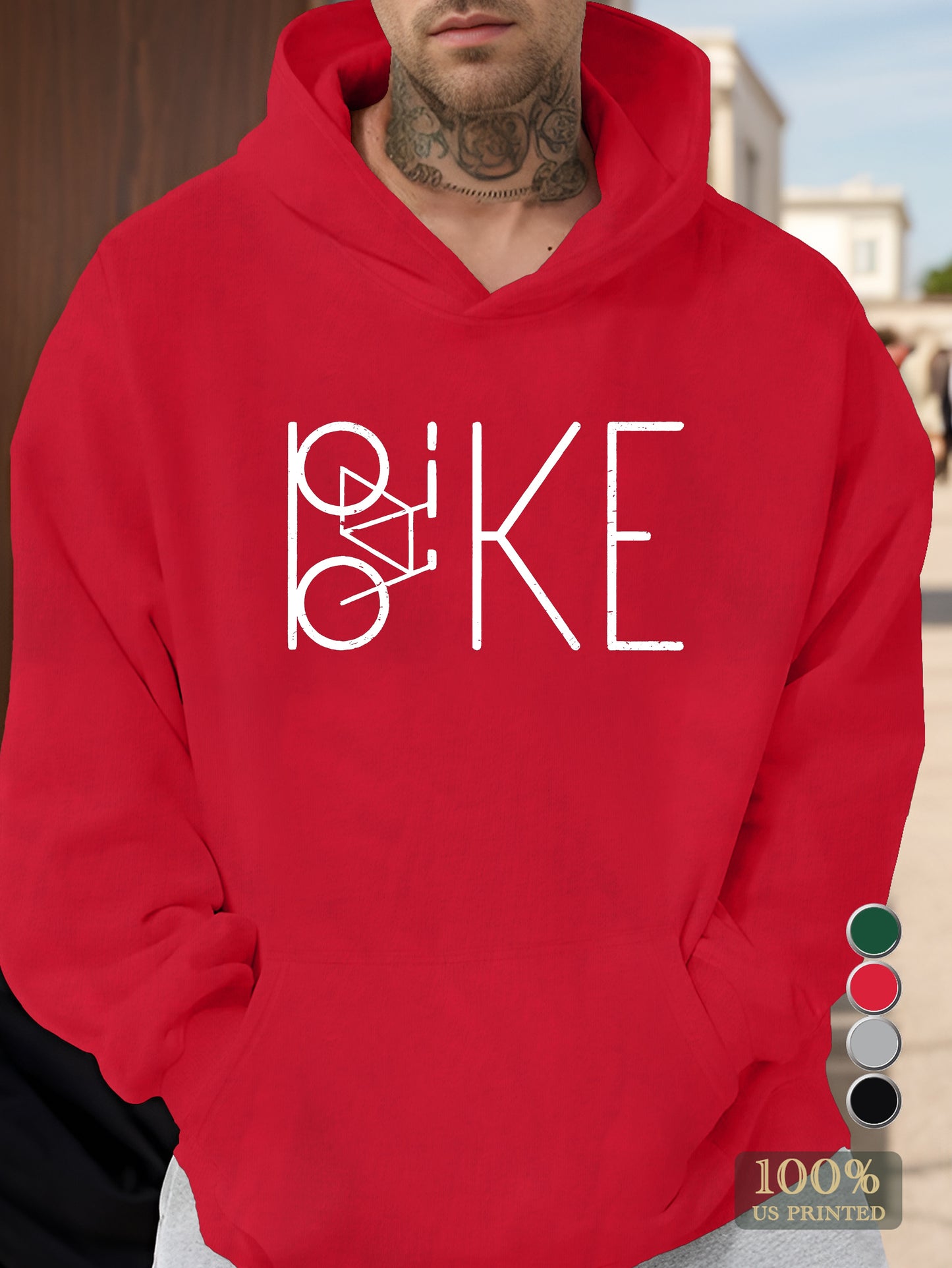 BIKE Men's hooded sweatshirt