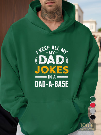 Dad Jokes Database Men's hooded sweatshirt