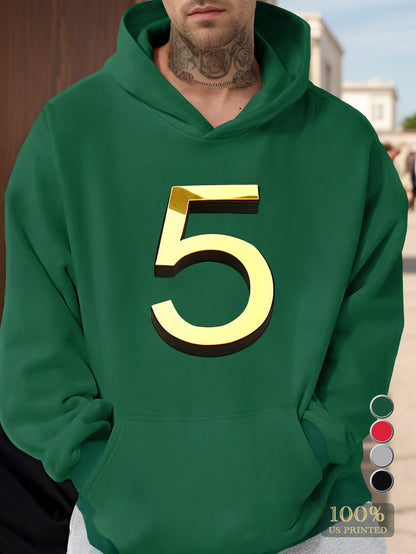 Number Men's hooded sweatshirt