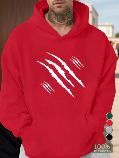 Claw Marks Men's hooded sweatshirt