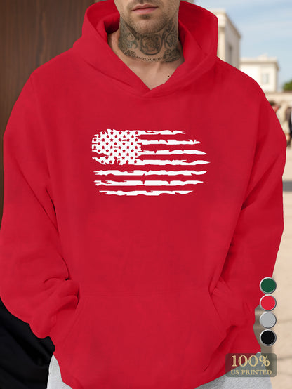 American Flag Men's hooded sweatshirt