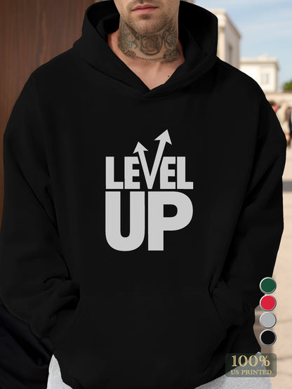 LEVEL UP Men's hooded sweatshirt