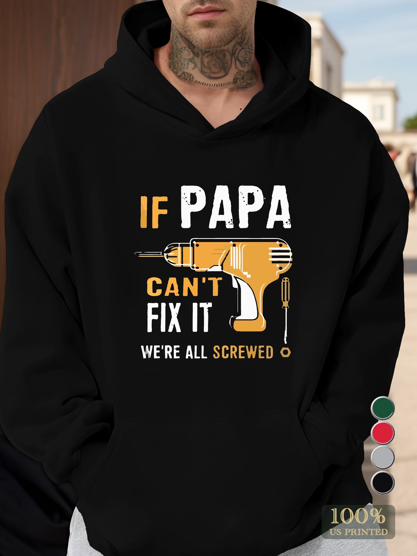 papa Men's hooded sweatshirt