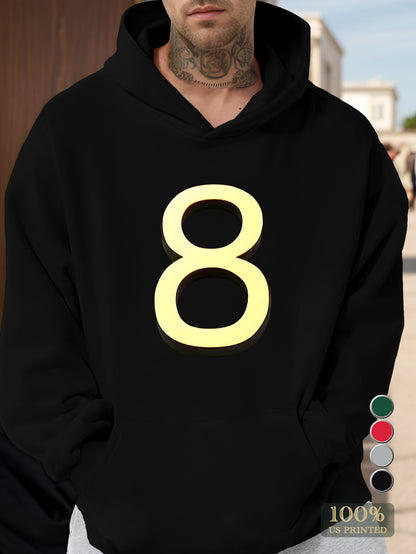 Number Men's hooded sweatshirt