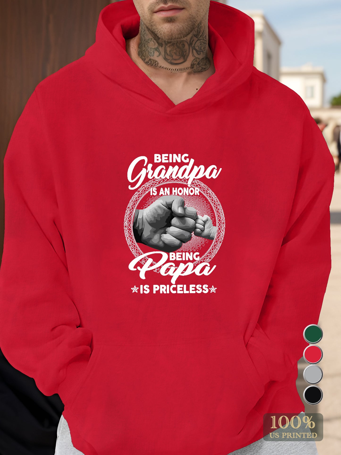 Papa Men's hooded sweatshirt