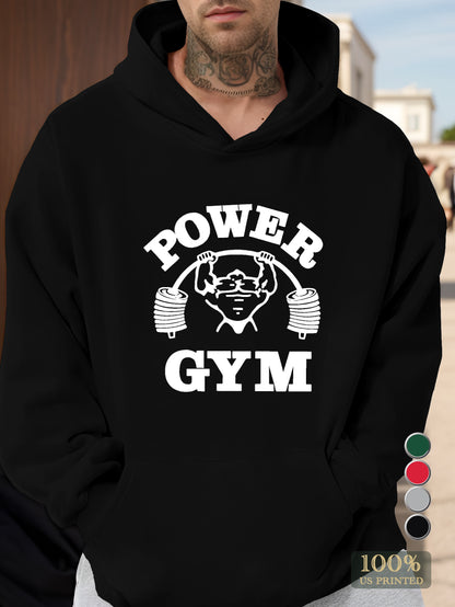 POWER gym Men's hooded sweatshirt