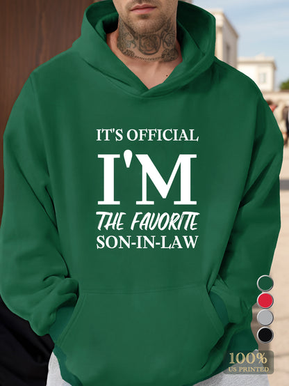 The choice son in law Men's hooded sweatshirt