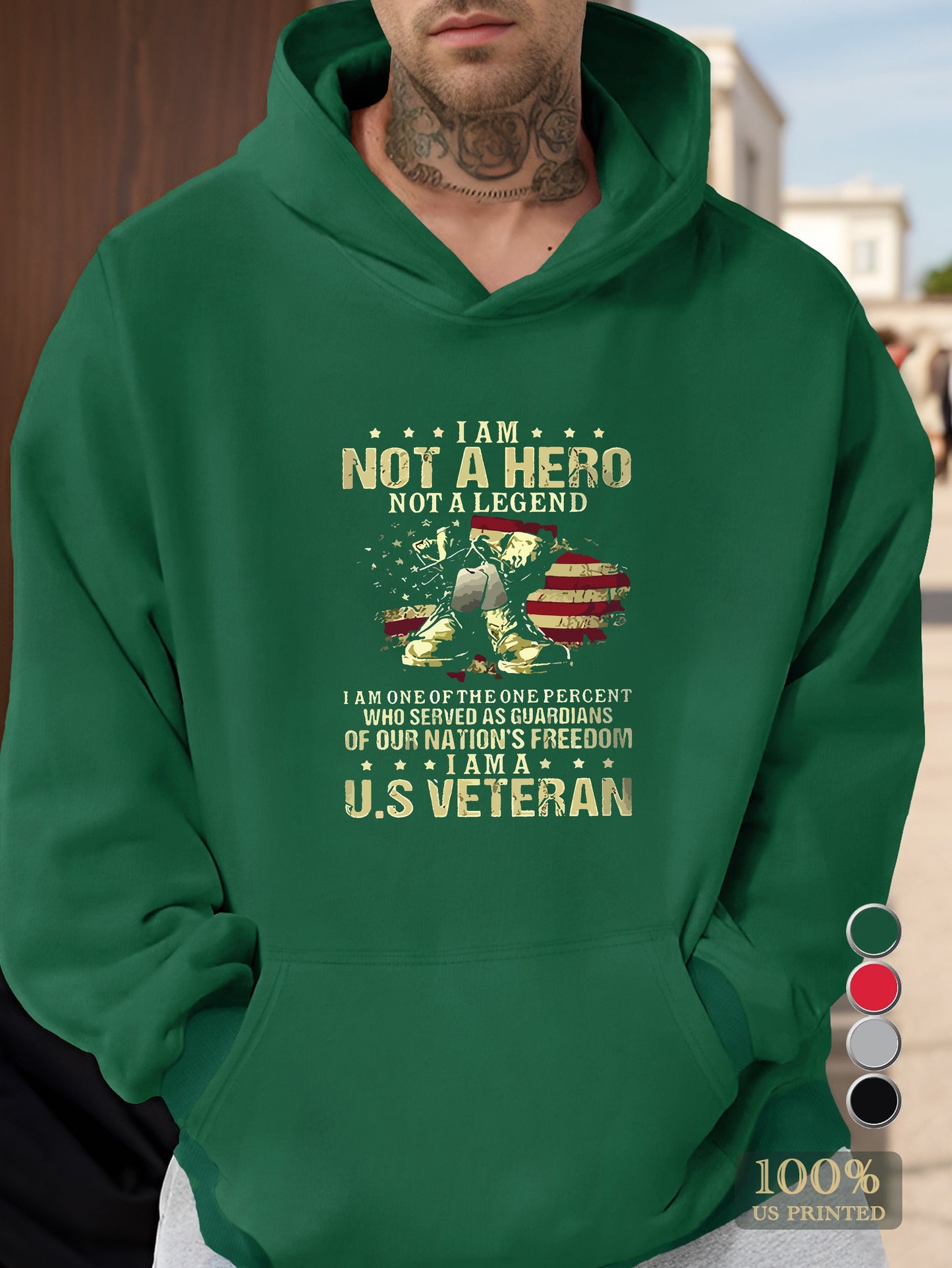 NOT A HERO Men's hooded sweatshirt