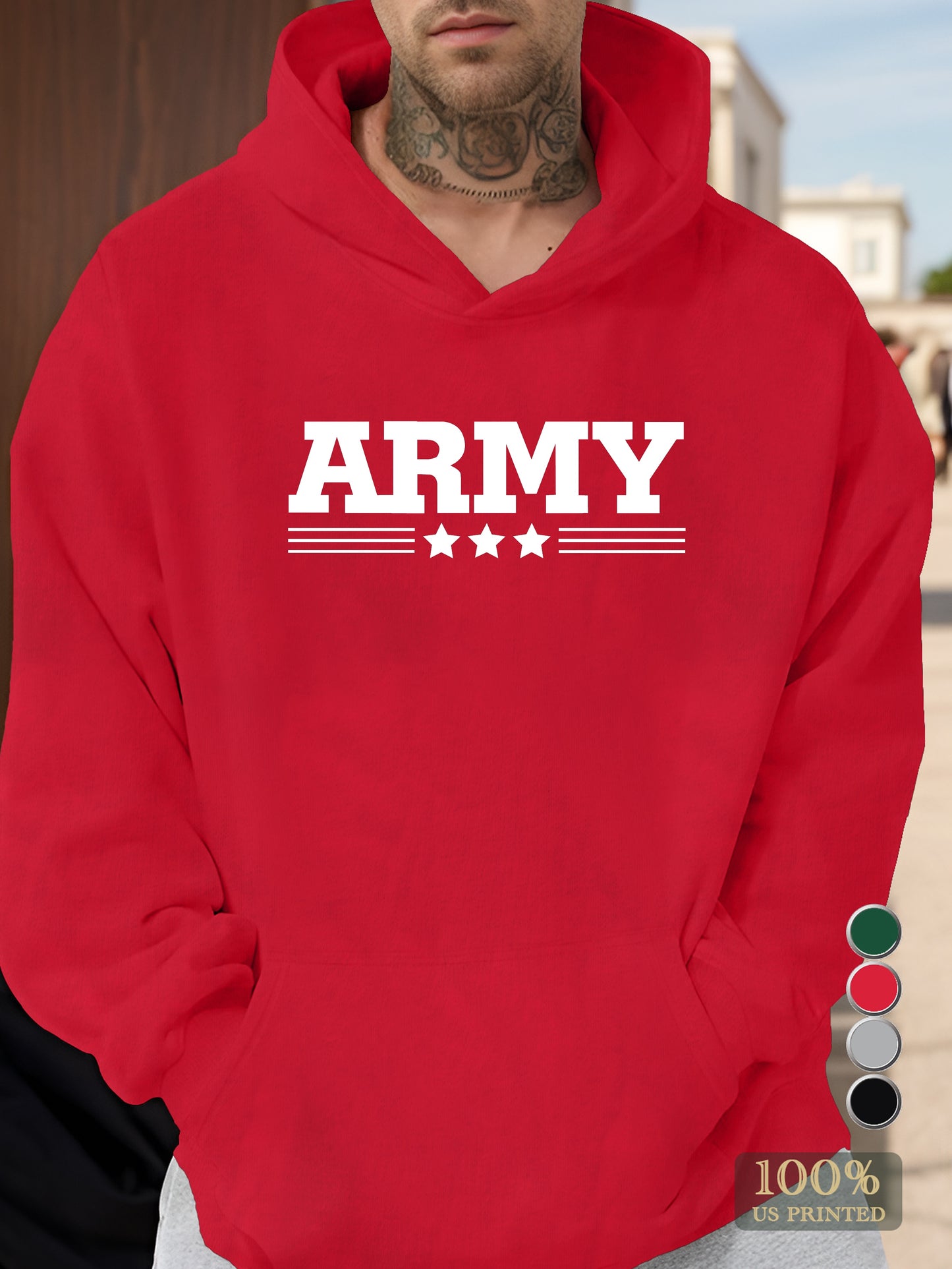 ARMY Men's hooded sweatshirt