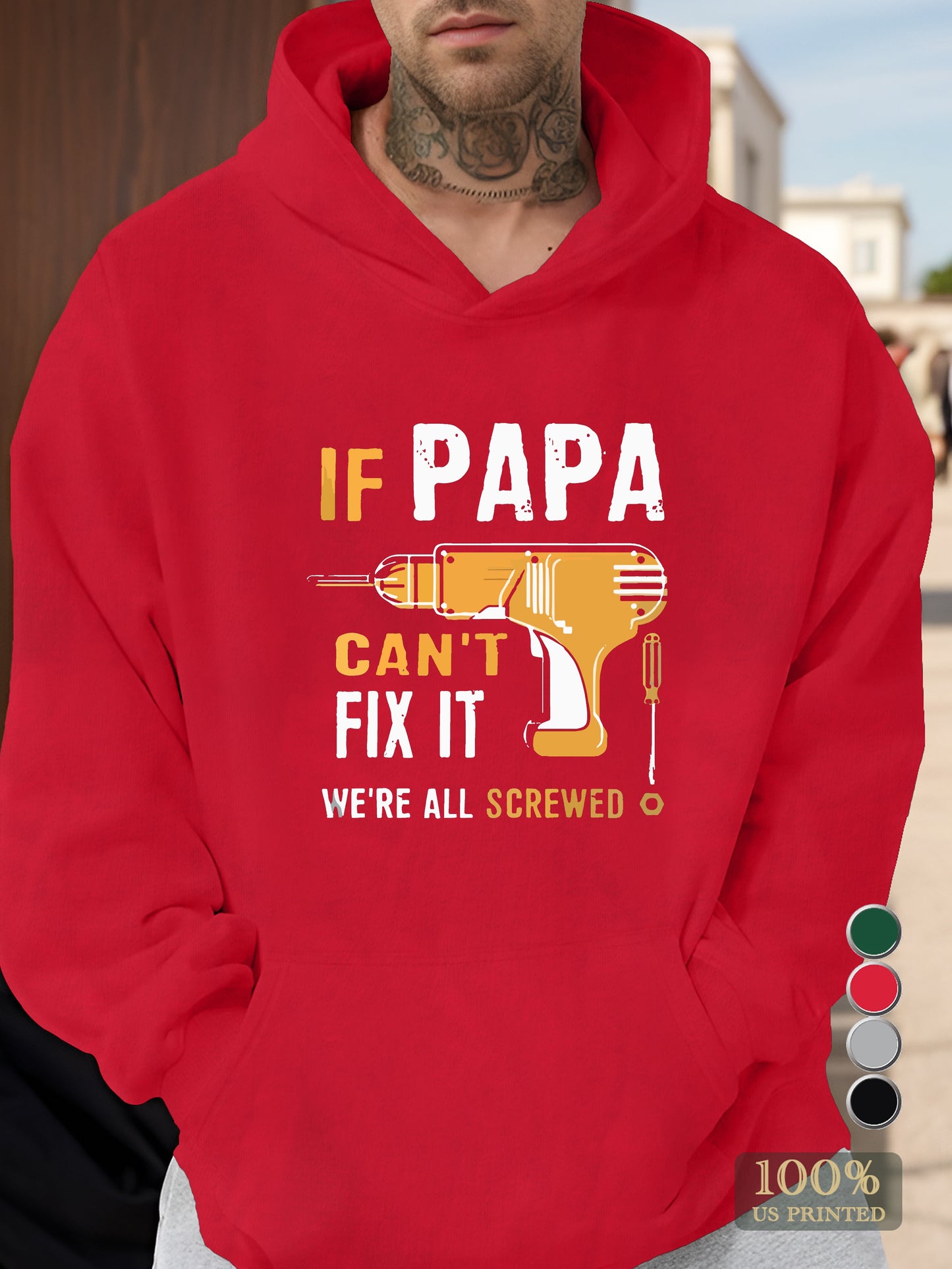 papa Men's hooded sweatshirt