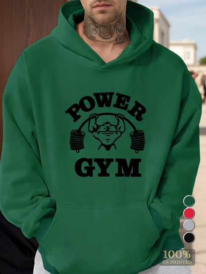 POWER gym Men's hooded sweatshirt