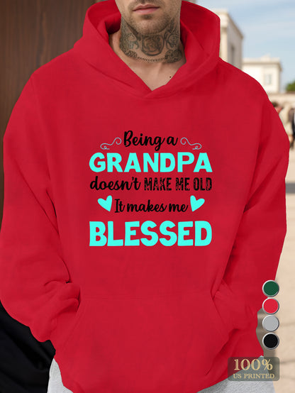 Grandpa Bless Men's hooded sweatshirt