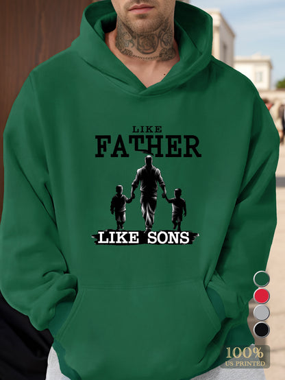 Strong father son bond Men's hooded sweatshirt