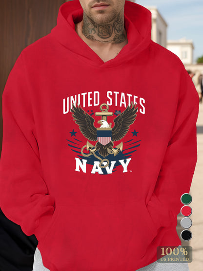 UNITED STATES NAVY Men's hooded sweatshirt