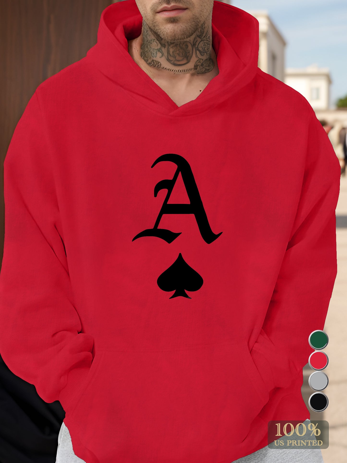 A Men's hooded sweatshirt