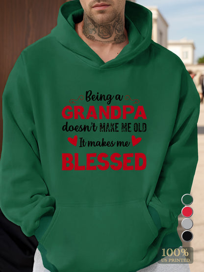 Grandpa Bless Men's hooded sweatshirt