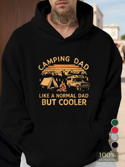 CAMPING DAD BUT COOLER Men's hooded sweatshirt