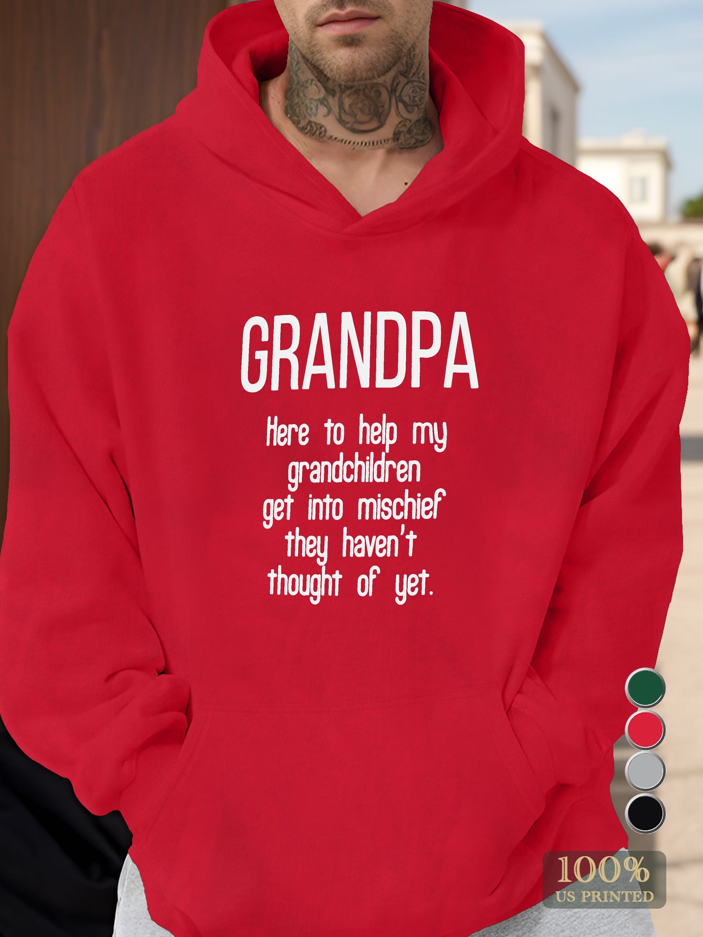 Grandpa Men's hooded sweatshirt