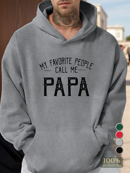 papa Men's hooded sweatshirt