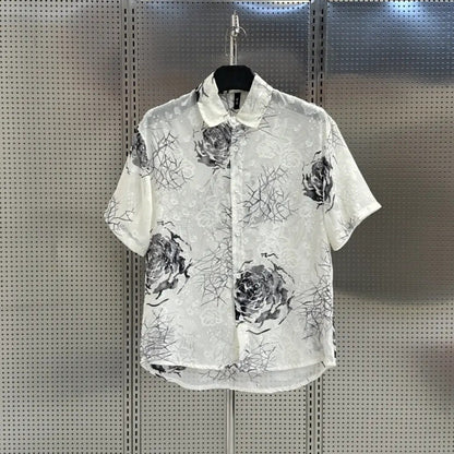 Summer Printed Short Sleeve Shirt