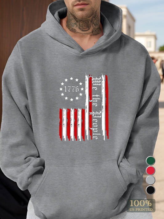 Flag Men's hooded sweatshirt