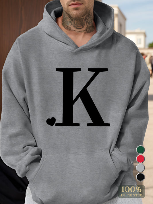 K Men's hooded sweatshirt