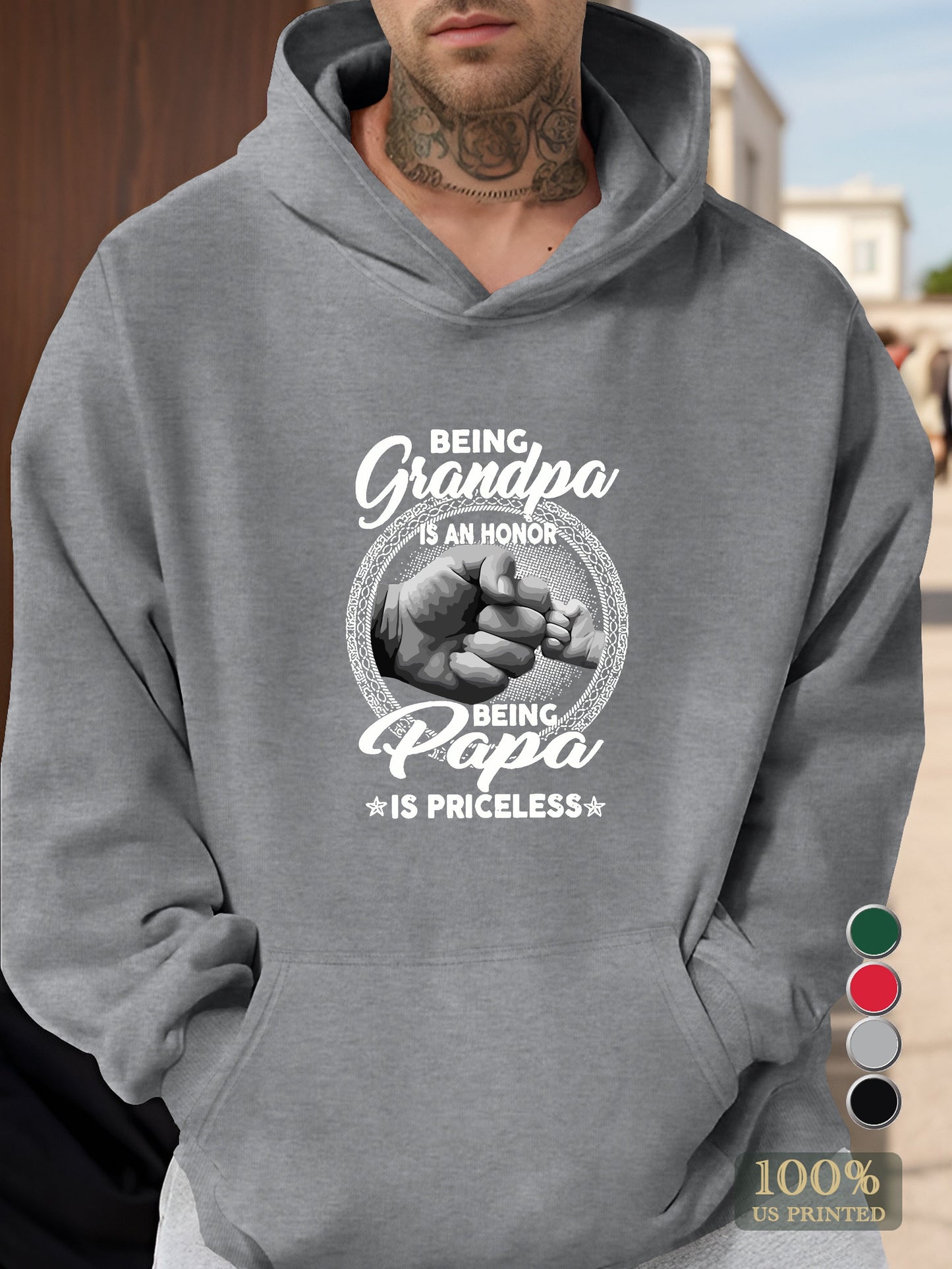 Papa Men's hooded sweatshirt