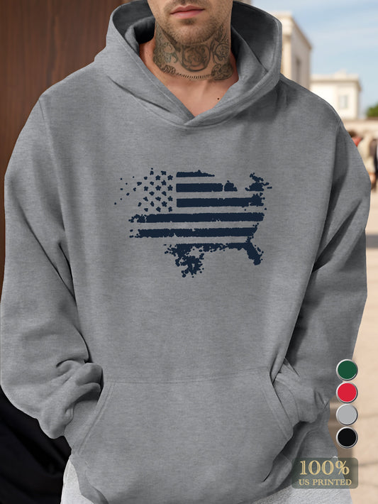 Flag Men's hooded sweatshirt