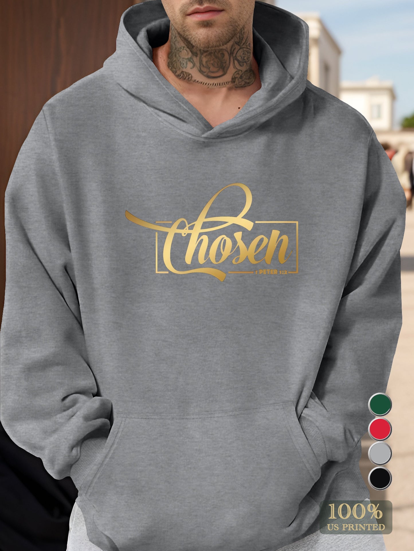 chosen Men's hooded sweatshirt