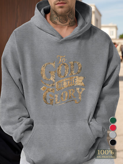 TO GOD BE THE GLORY Men's hooded sweatshirt