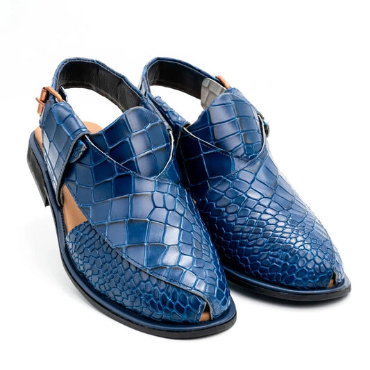 Men's Handmade Sandals (Midnight Blue)