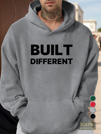 built different Men's hooded sweatshirt