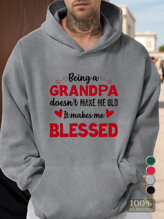 Grandpa Bless Men's hooded sweatshirt