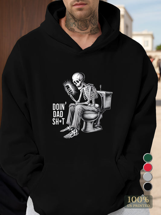 DOIN DAD SH T Men's hooded sweatshirt