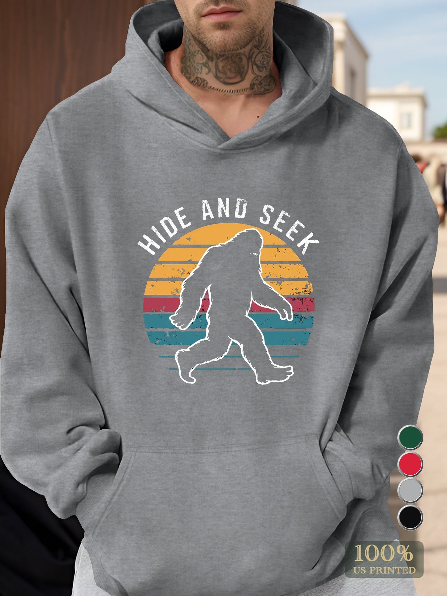 Hide AND Seek World Champion Men's hooded sweatshirt