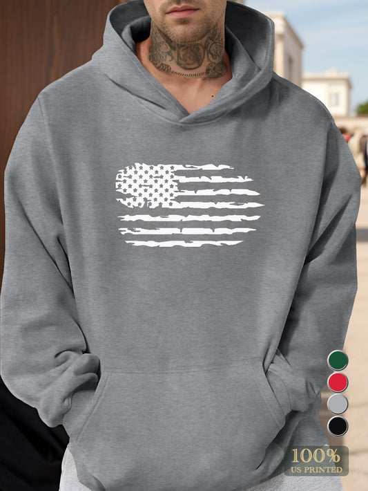 American Flag Men's hooded sweatshirt