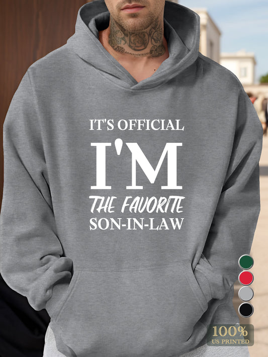 The choice son in law Men's hooded sweatshirt