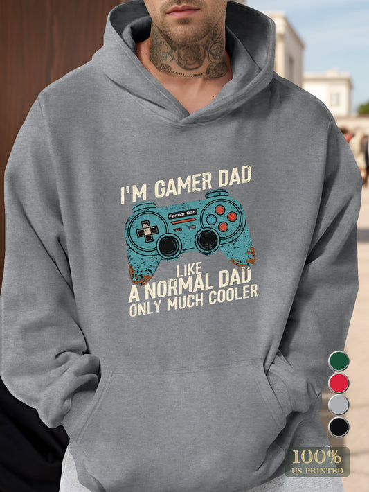 Gamer Dad Retro Tee Men's hooded sweatshirt