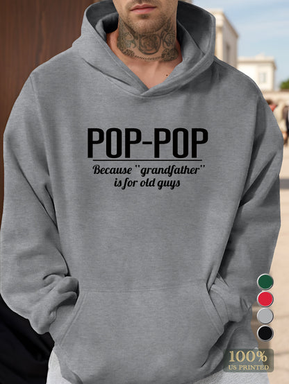 pop pop Men's hooded sweatshirt