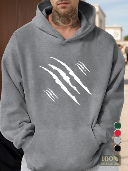 Claw Marks Men's hooded sweatshirt