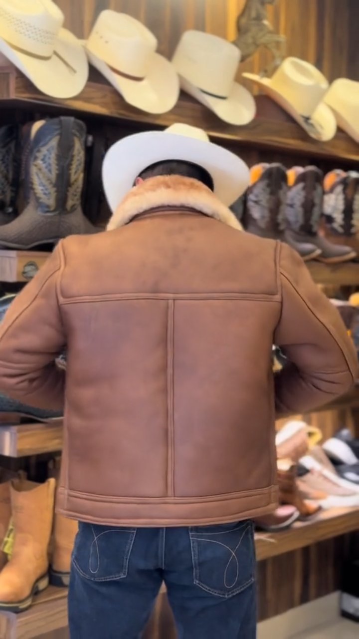 Men's premium cashmere cowboy jacket