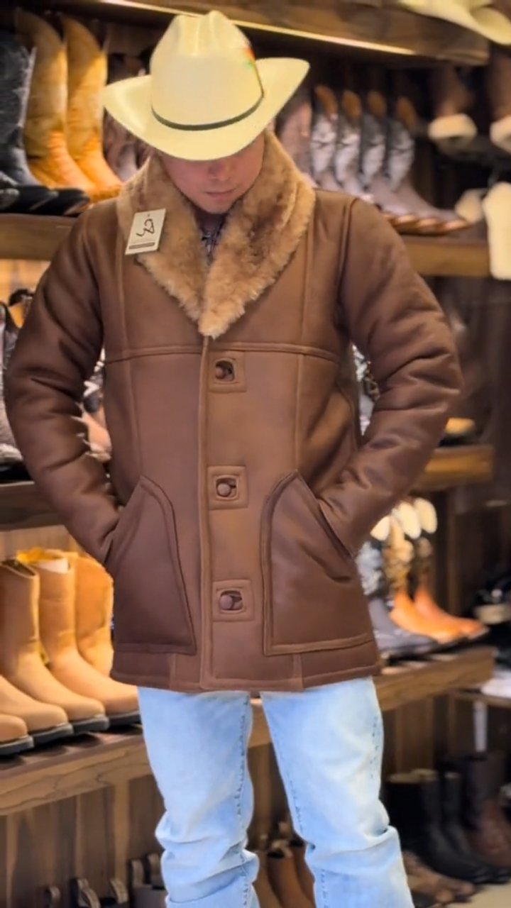 Winter premium cashmere cowboy jacket