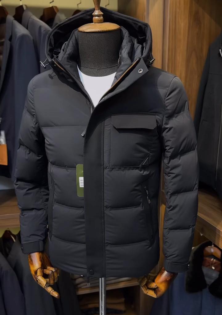 Men's warm down jacket